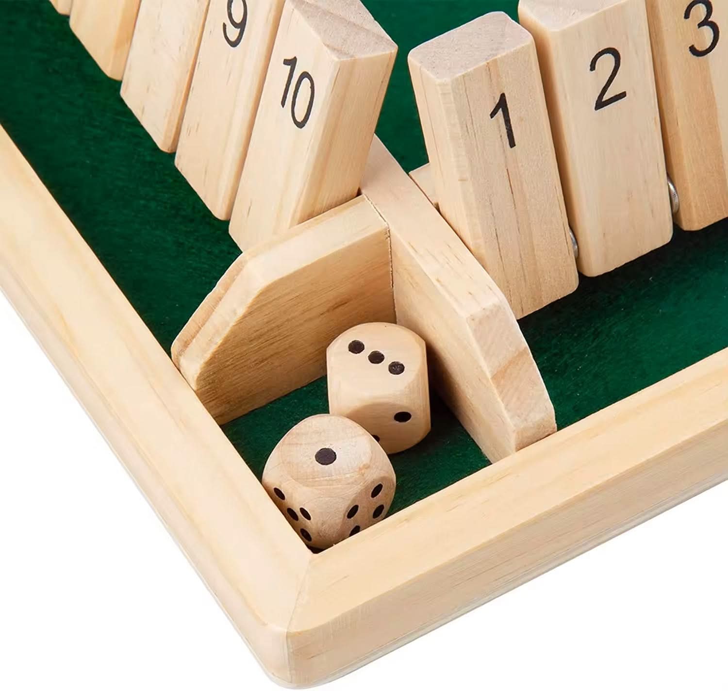 Kinderen Houten Dobbelspel Montessori Getallen Avontuur 2