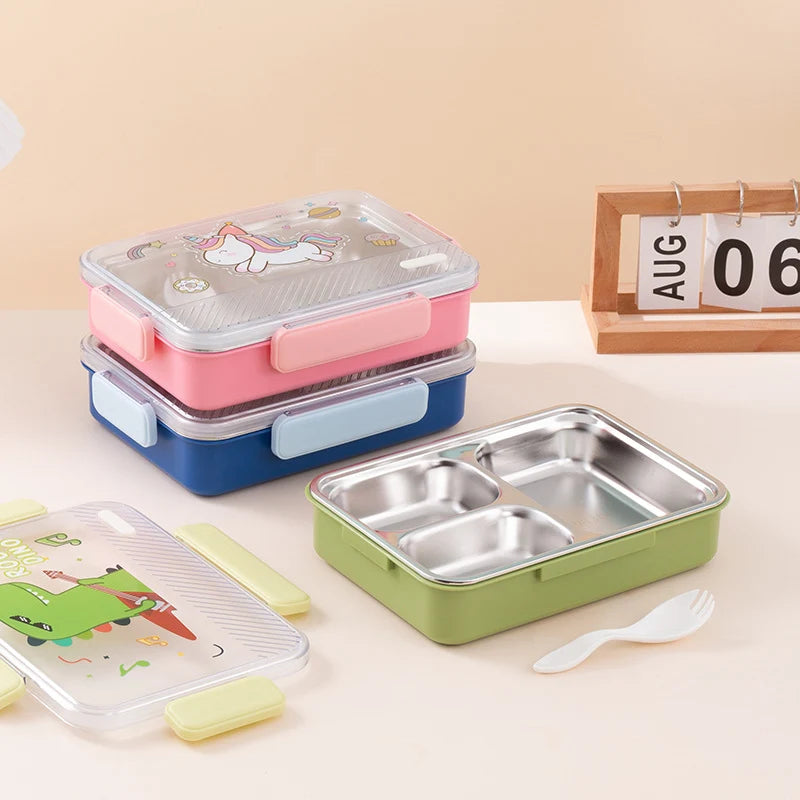 Kinderen Lunchbox met Meerdere Compartimenten en Speels Thema 3
