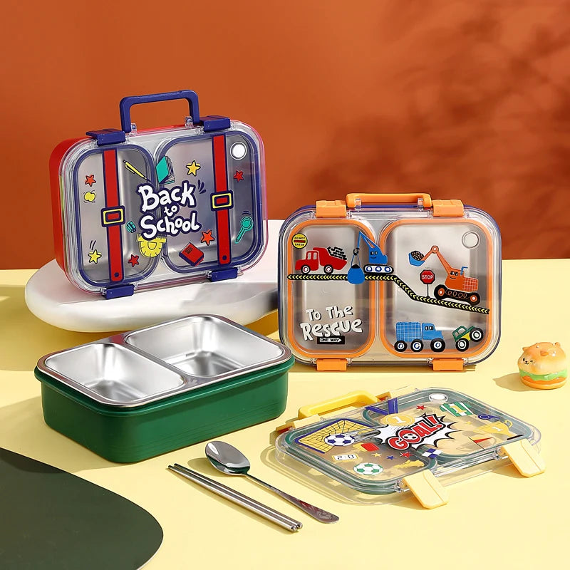Kinderen Lunchboxset Thema's Speels Ontwerp 1