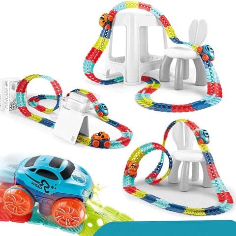 Kinderen Magnetische Autospeelbaan Speelgoed 4
