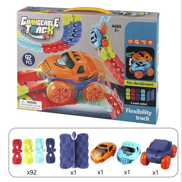 Kinderen Magnetische Autospeelbaan Speelgoed 7
