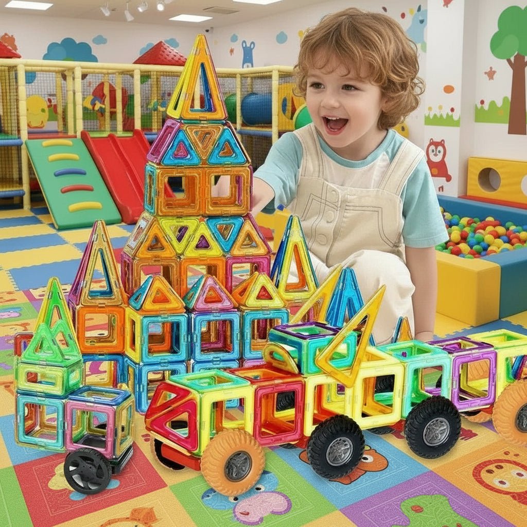 Kinderen Magnetische Bouwstenen Set Creatief Spel 0