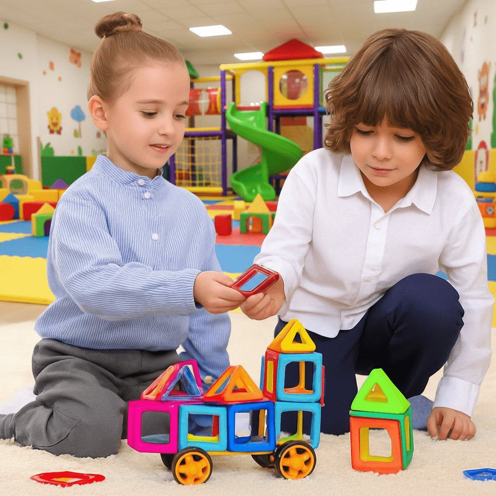 Kinderen Magnetische Bouwstenen Set Creatief Spel 1