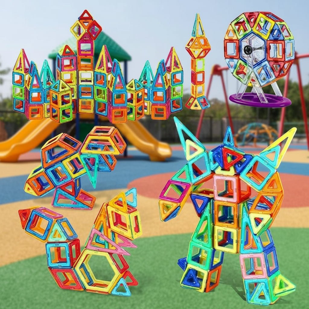 Kinderen Magnetische Bouwstenen Set Creatief Spel 4