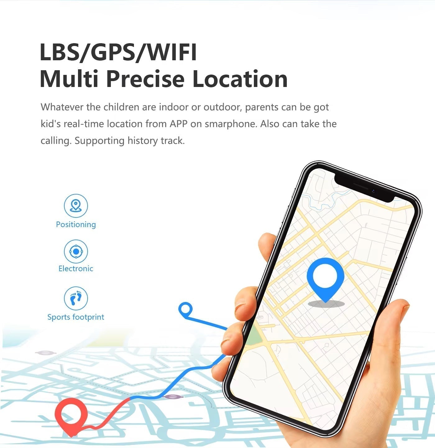 Kinderen Smartwatch met Videobellen en GPS-tracking 4