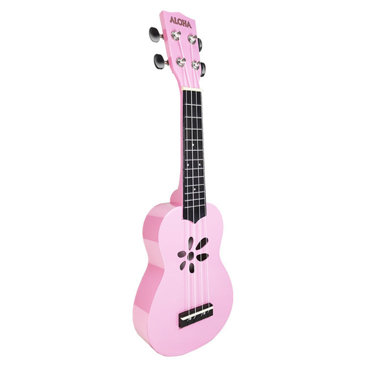 Kinderen Ukelele Stervormig Klankgat Speels Ontwerp 4