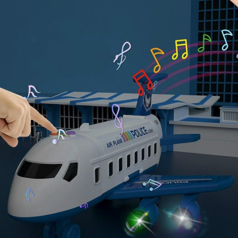 Kinderen's 3-in-1 Vliegtuigspeelset met Politie, Bouw en Brandweer Thema 5