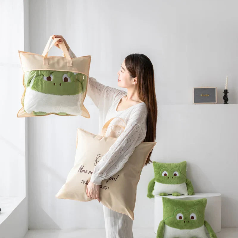 Kinderen's Gewatteerd Kussen Deken Mini Monster 4
