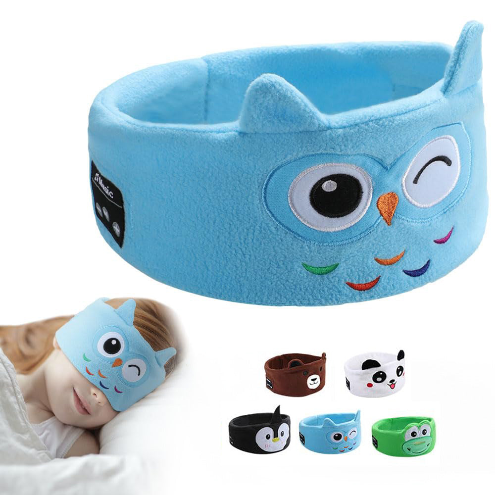 Kinderen's Slaapmasker met Bluetooth Functie voor Een Rustige Nachtrust 0