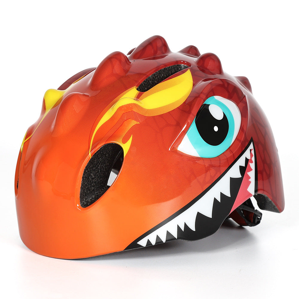 Kinderfietshelm Adventure met Drakenmotief 0