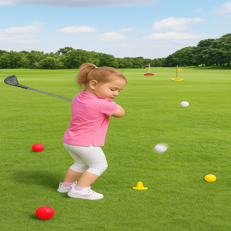 Kindergolfset Verstelbare Clubs voor Actief Spel 0