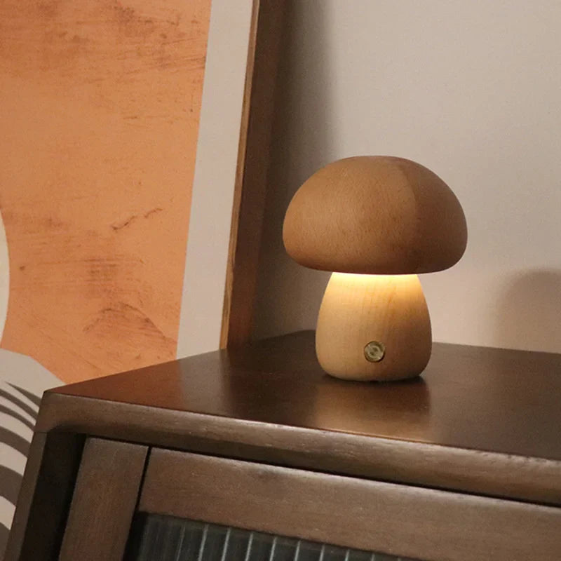 Kinderlamp Paddenstoel Speels Ontwerp LED Touch Schakelaar 0