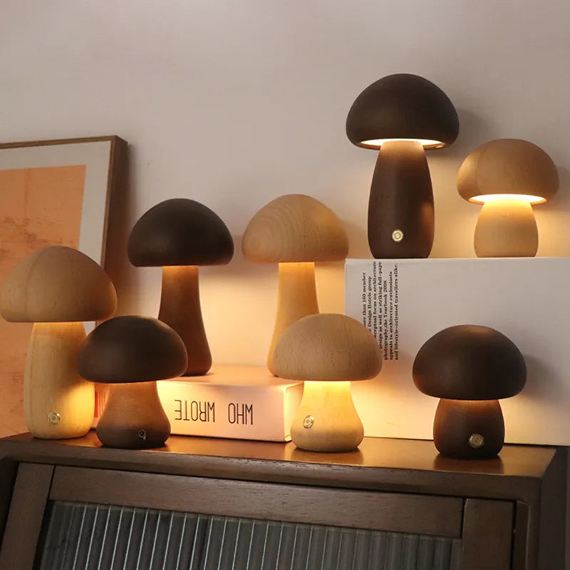 Kinderlamp Paddenstoel Speels Ontwerp LED Touch Schakelaar 1
