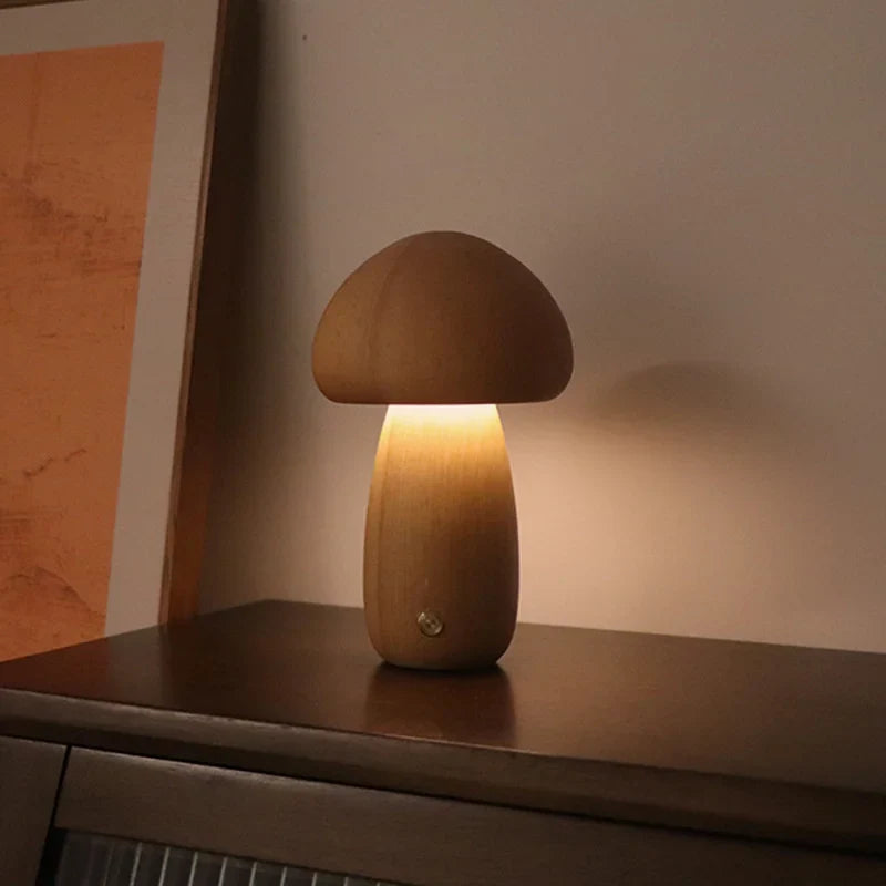 Kinderlamp Paddenstoel Speels Ontwerp LED Touch Schakelaar 10
