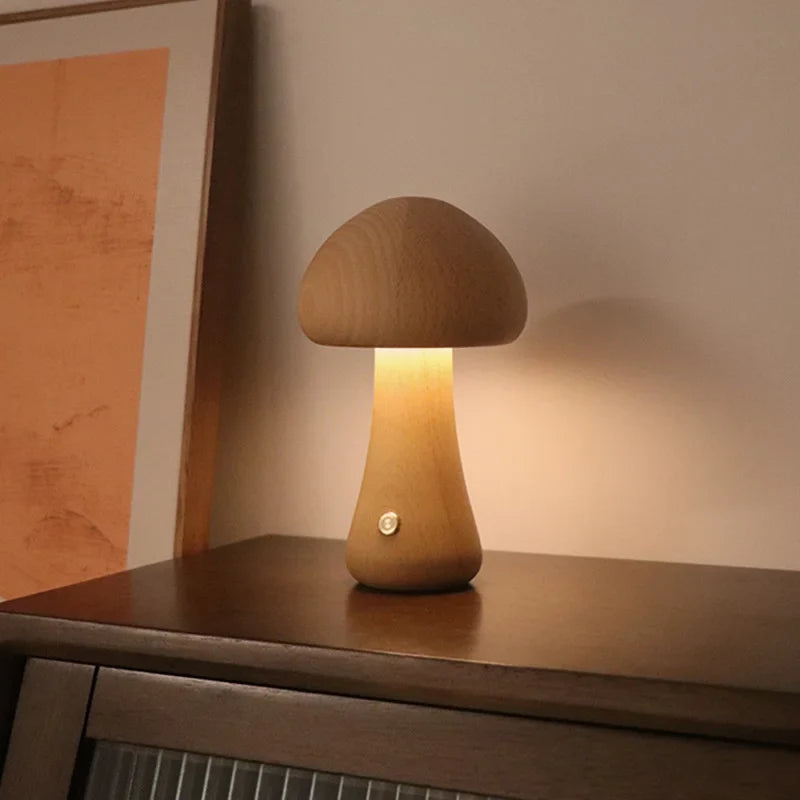 Kinderlamp Paddenstoel Speels Ontwerp LED Touch Schakelaar 12