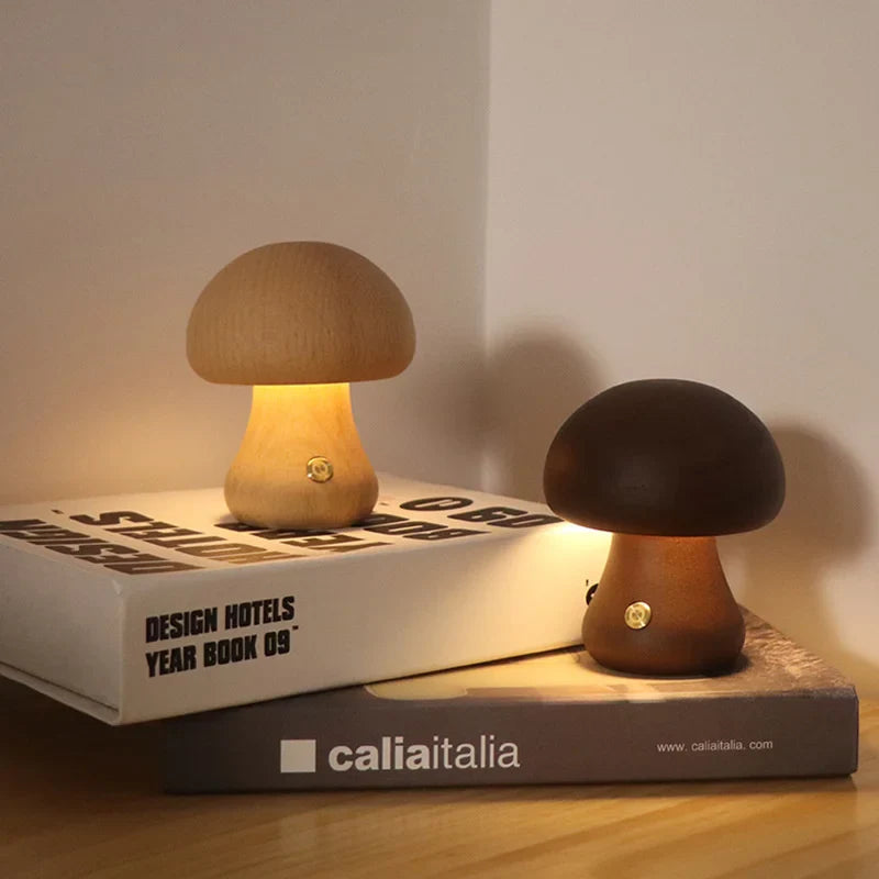 Kinderlamp Paddenstoel Speels Ontwerp LED Touch Schakelaar 2