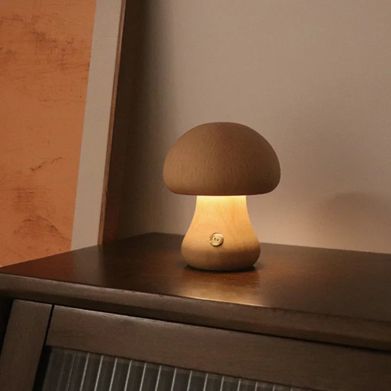 Kinderlamp Paddenstoel Speels Ontwerp LED Touch Schakelaar 7