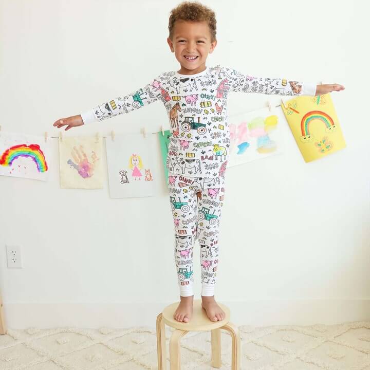 Kinderpyjama Creatief Ontwerp voor Jongens en Meisjes 3