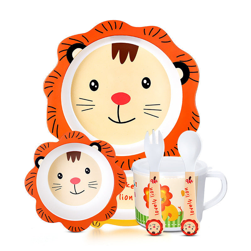 Kinderservies Set met Schattige Patronen voor Kinderen - 5 Delig 9
