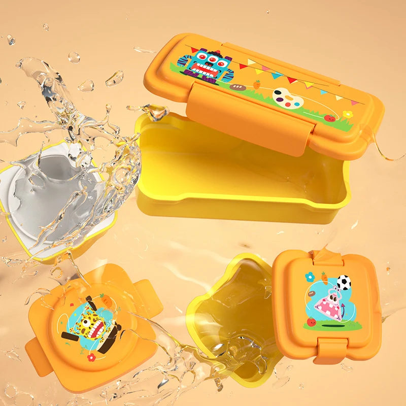 Kindersnackset met draagtas en speels ontwerp 2