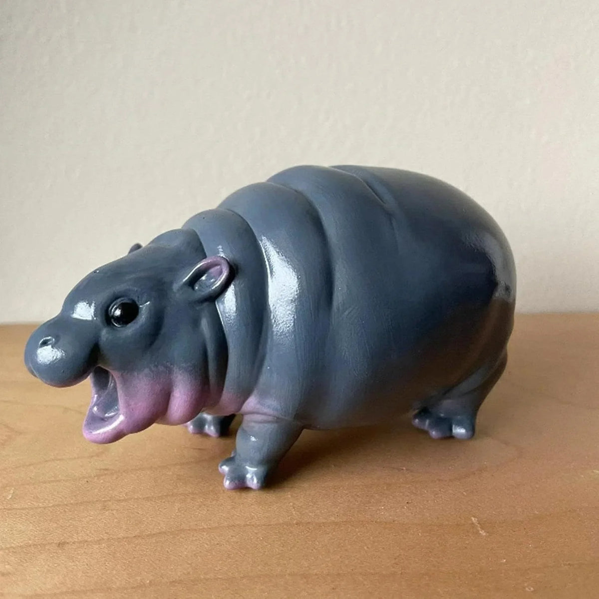 Kinderspeelgoed Nijlpaardfiguur Realistisch Ontwerp 1