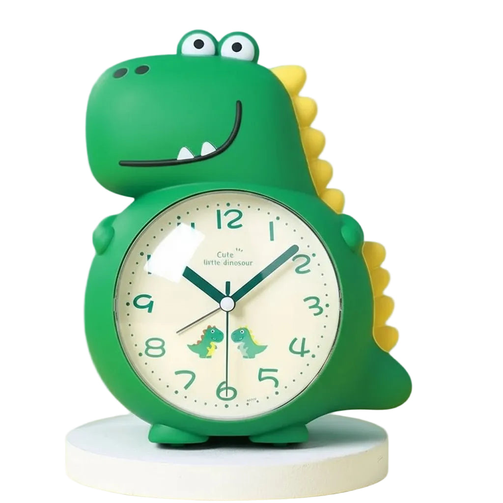Kinderwekker Dinosaurus met Zacht Licht en Stil Mechanisme 0