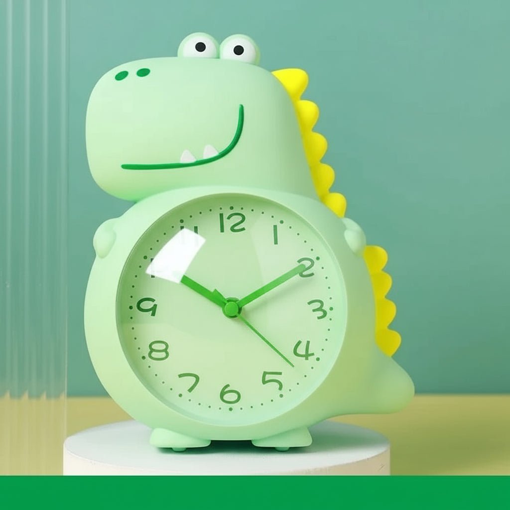 Kinderwekker Dinosaurus met Zacht Licht en Stil Mechanisme 7