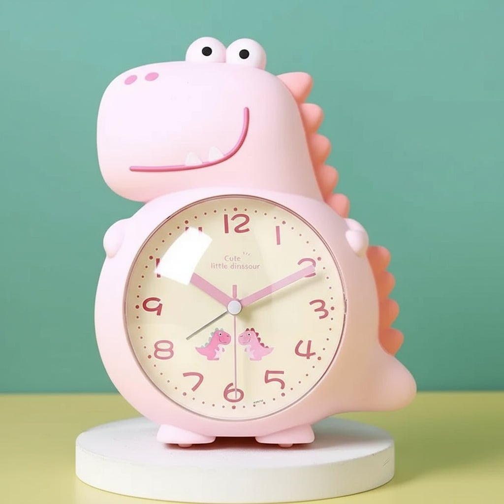 Kinderwekker Dinosaurus met Zacht Licht en Stil Mechanisme 8