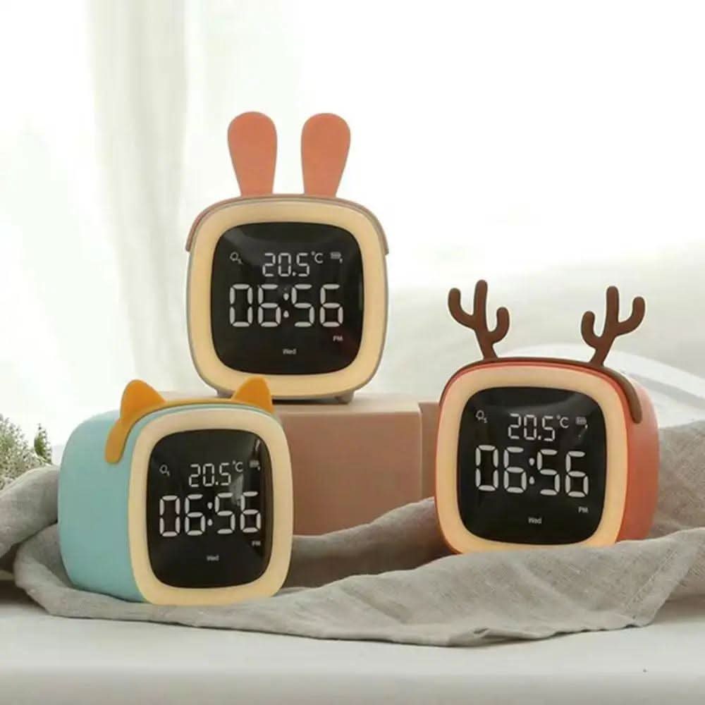 Kinderwekker Konijn met Nachtlampje voor Kinderen 2