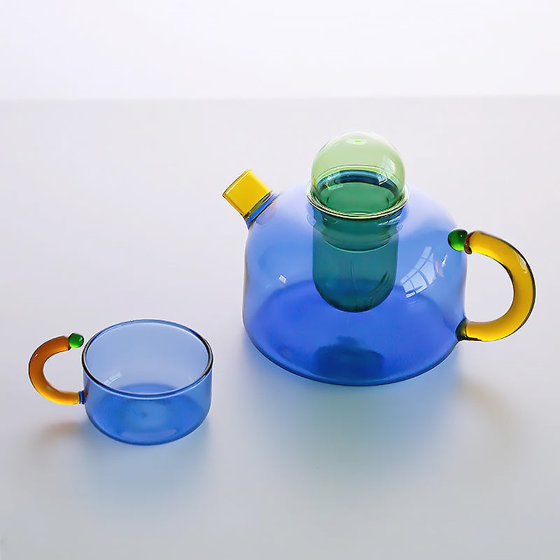 Kleurrijk Theeservies Set Modern 2
