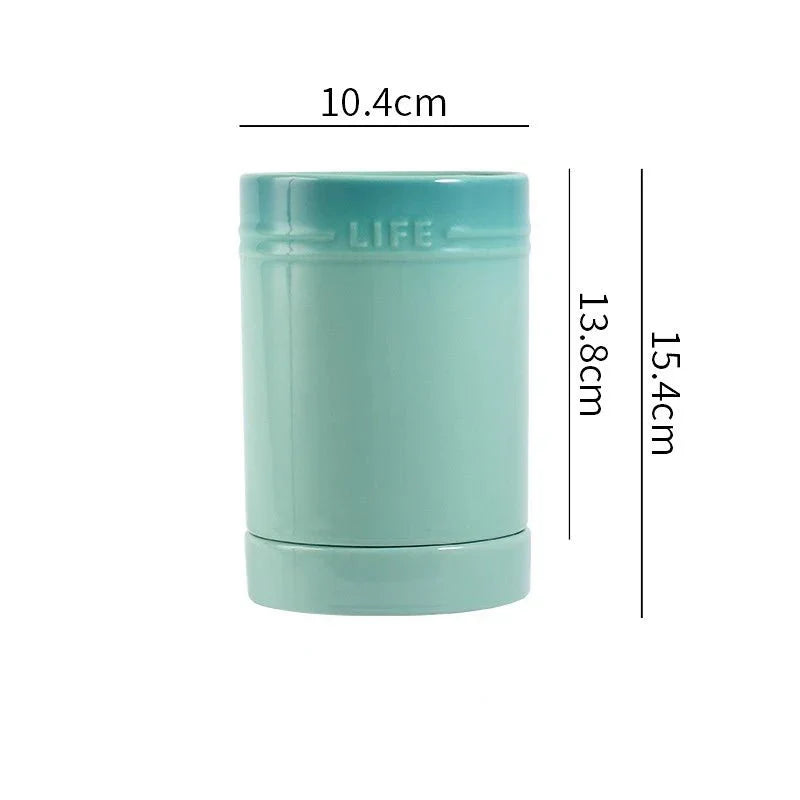 Kleurrijke Keramische Keukengerei Organizer 0