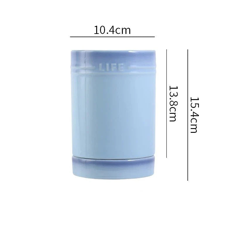 Kleurrijke Keramische Keukengerei Organizer 9