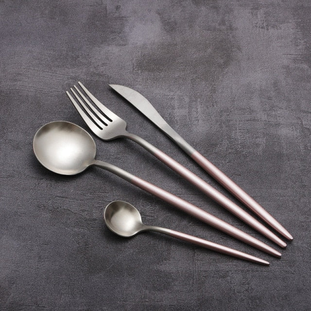 Kleurrijke Keukenbestekset 4-delig Modern Design 12