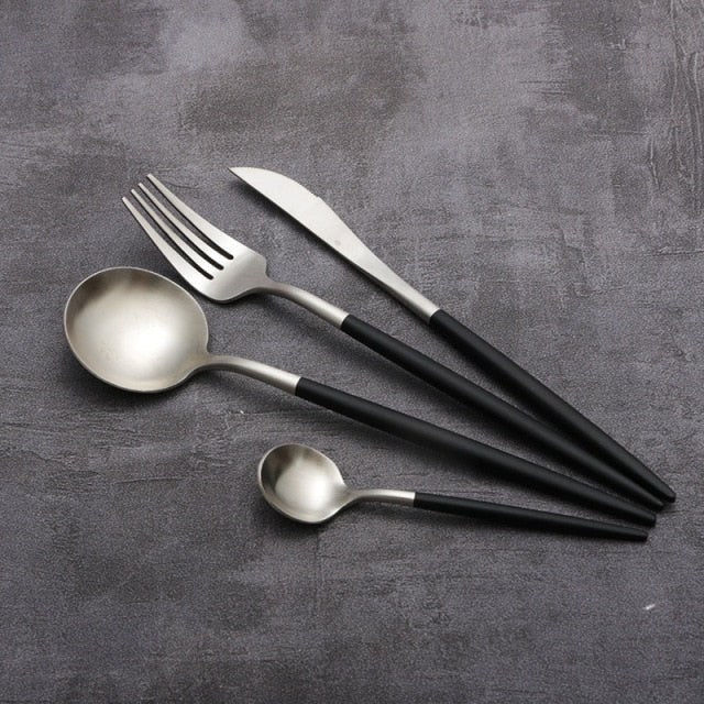 Kleurrijke Keukenbestekset 4-delig Modern Design 7