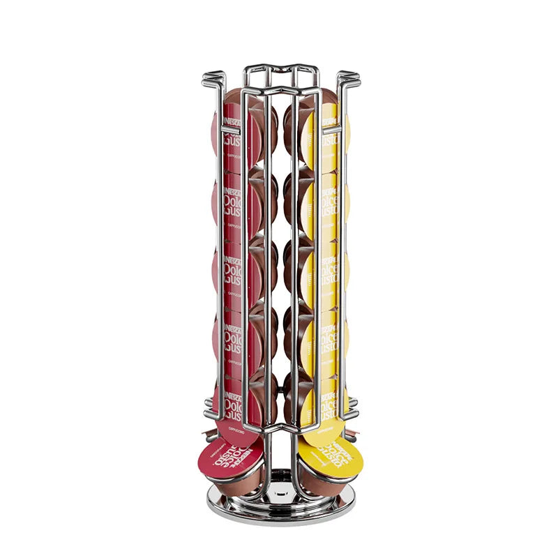 Koffiecapsulehouder Draaibaar voor 24 Capsules 7