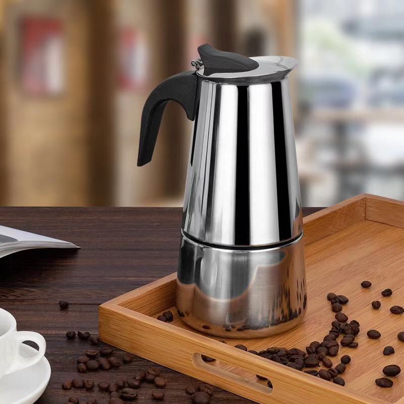 Koffiepot Mokka Espresso Percolator Stijlvol en Functioneel 4