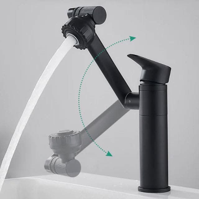 Kraan met Sproeifunctie 360° Draaibaar voor Wastafels en Keuken 5