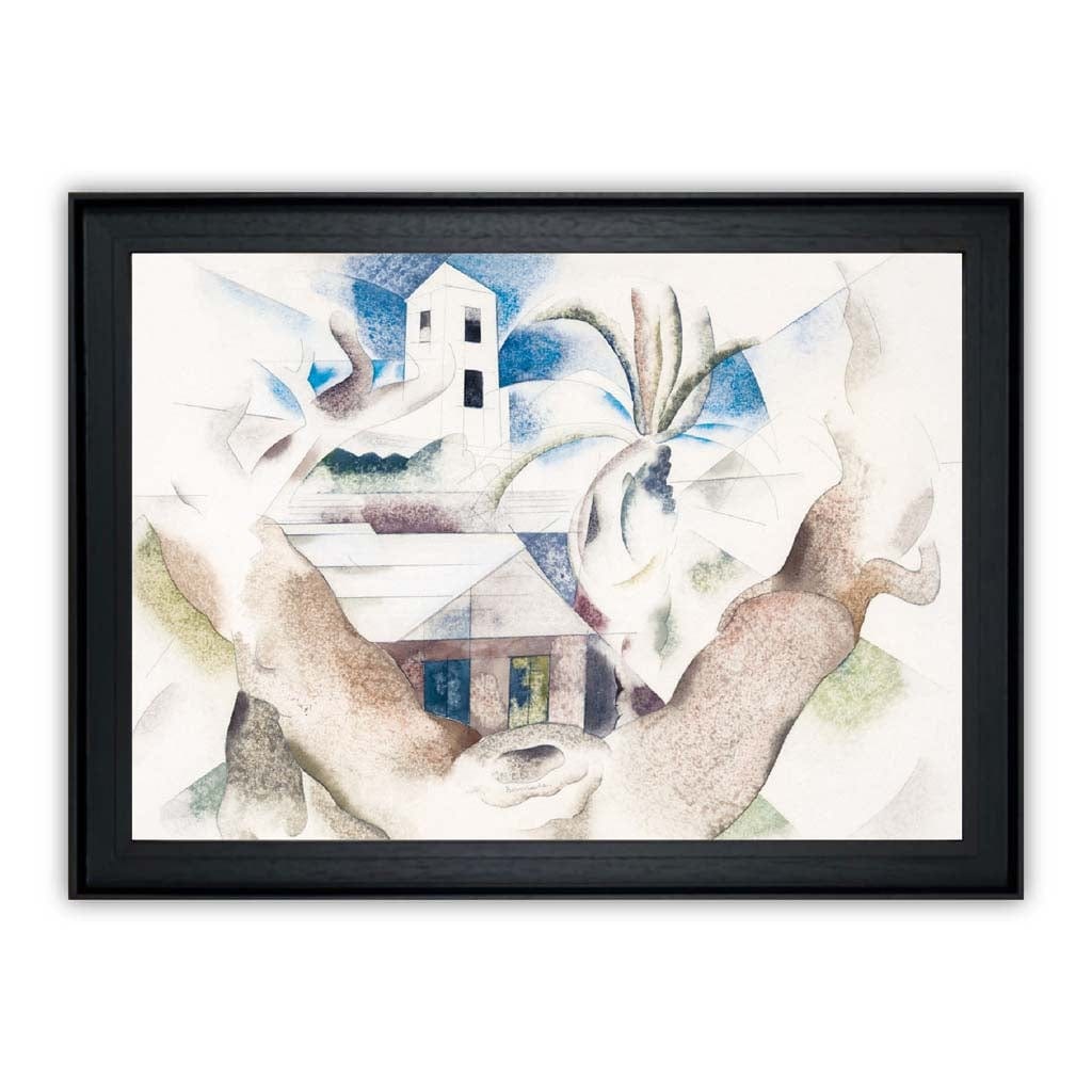 Kunstprint Bermuda Nr. 1 - Boom en Huis 0