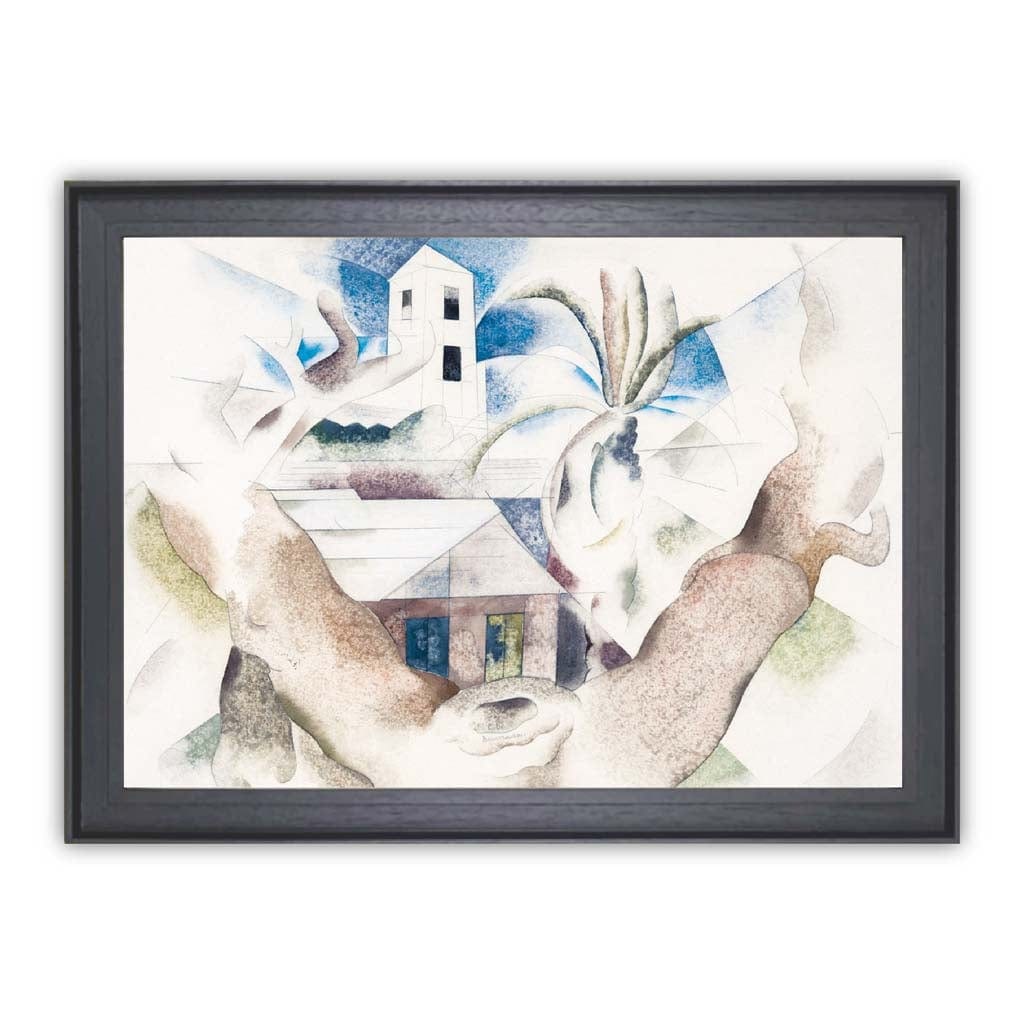 Kunstprint Bermuda Nr. 1 - Boom en Huis 3