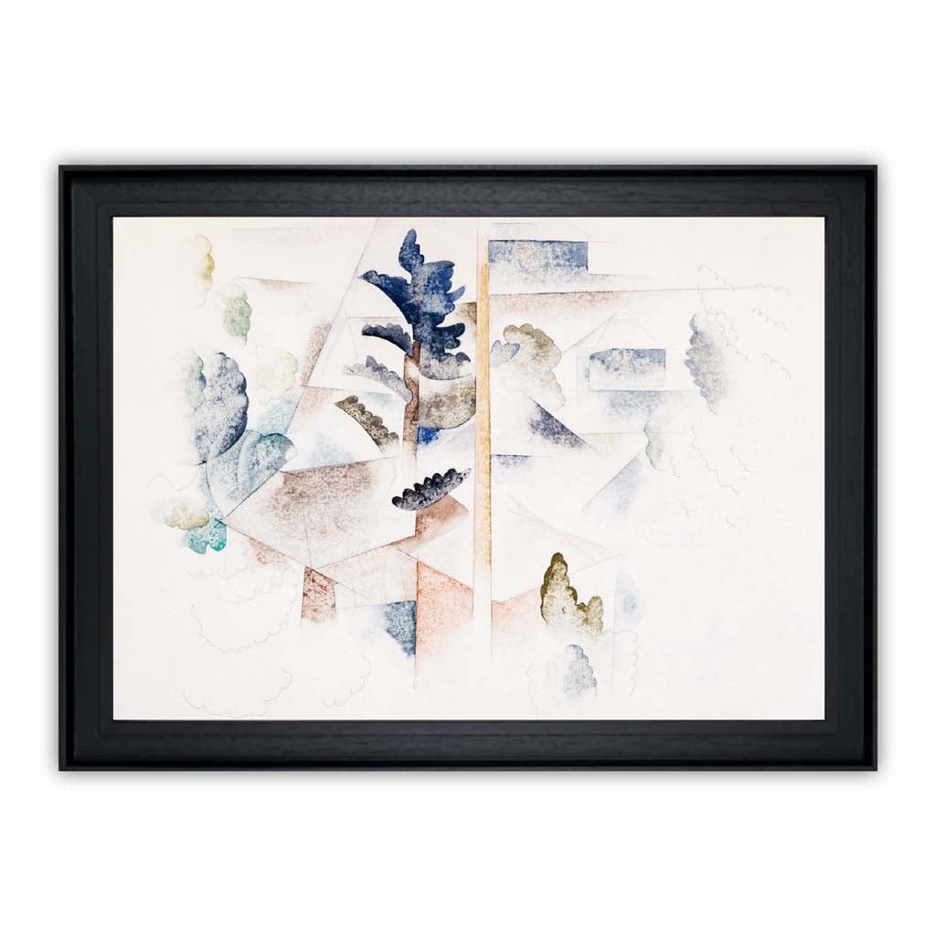 Kunstprint Bomen en Architectuur 1
