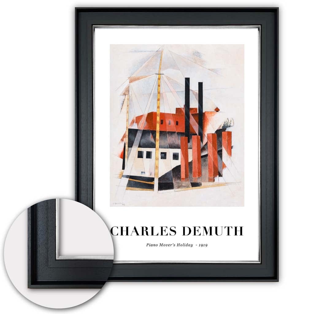 Kunstprint Charles Demuth - Pianotransporter 2