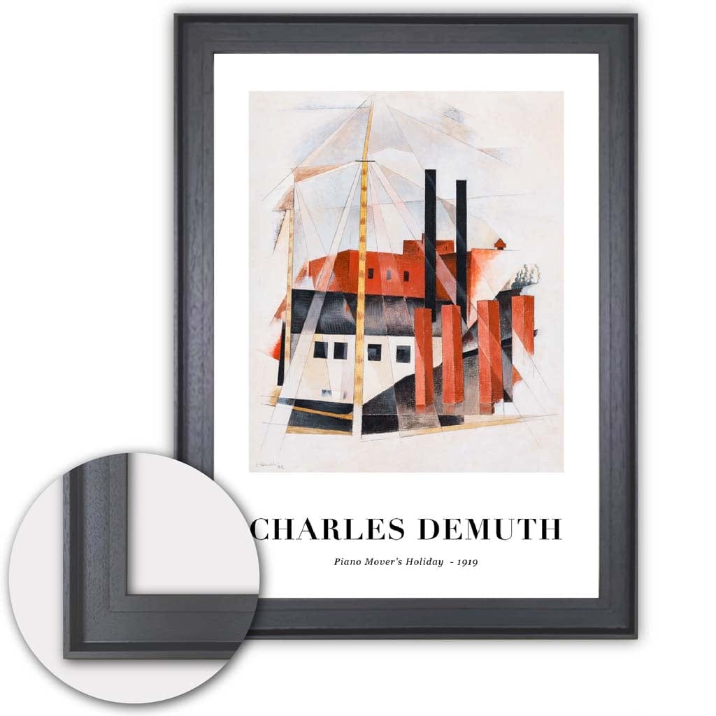 Kunstprint Charles Demuth - Pianotransporter 4
