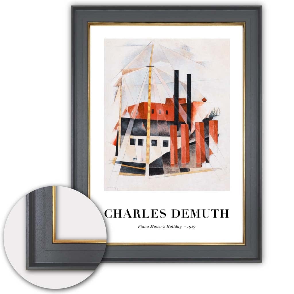 Kunstprint Charles Demuth - Pianotransporter 6