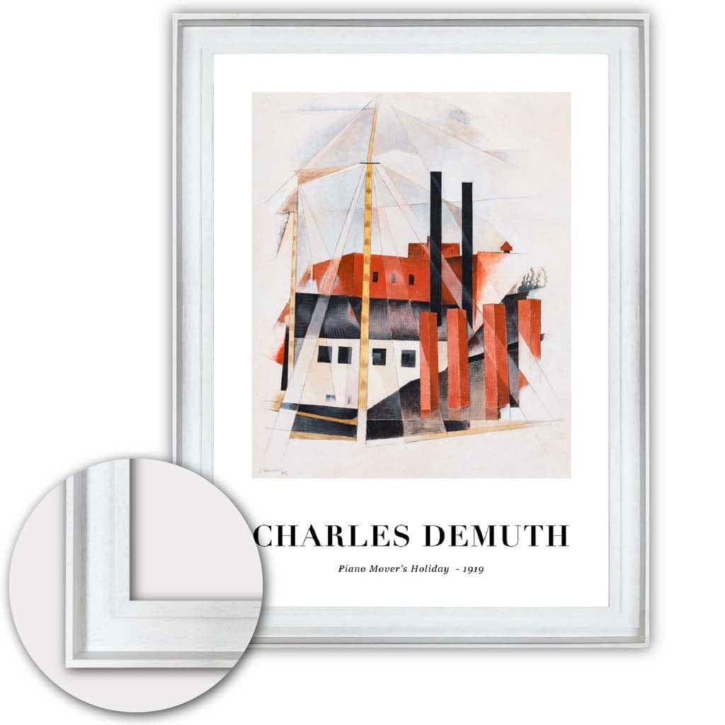 Kunstprint Charles Demuth - Pianotransporter 7