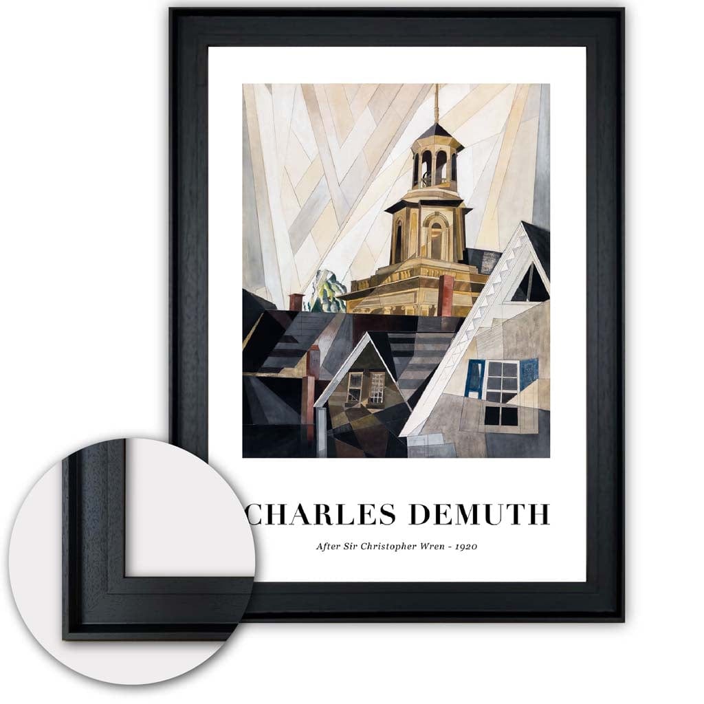 Kunstprint Charles Demuth geïnspireerd door Christopher Wren 1