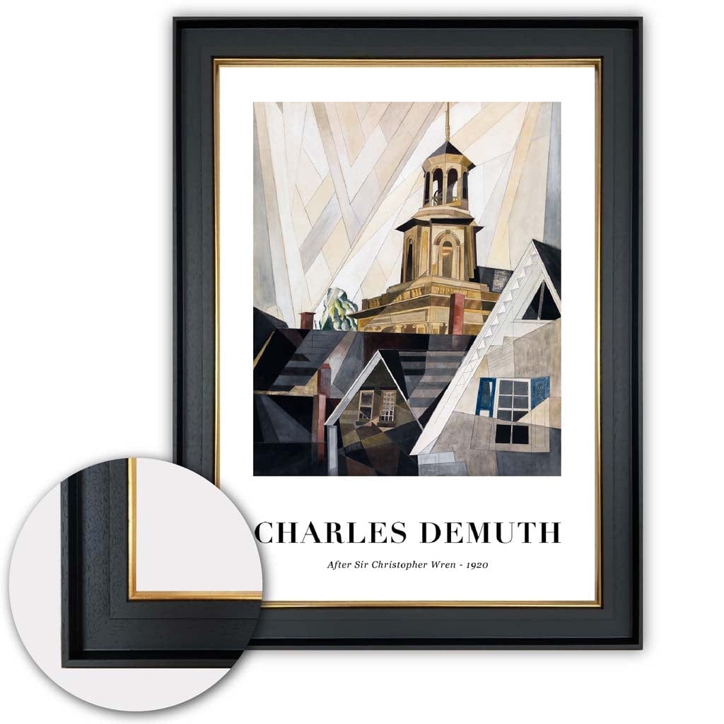 Kunstprint Charles Demuth geïnspireerd door Christopher Wren 3