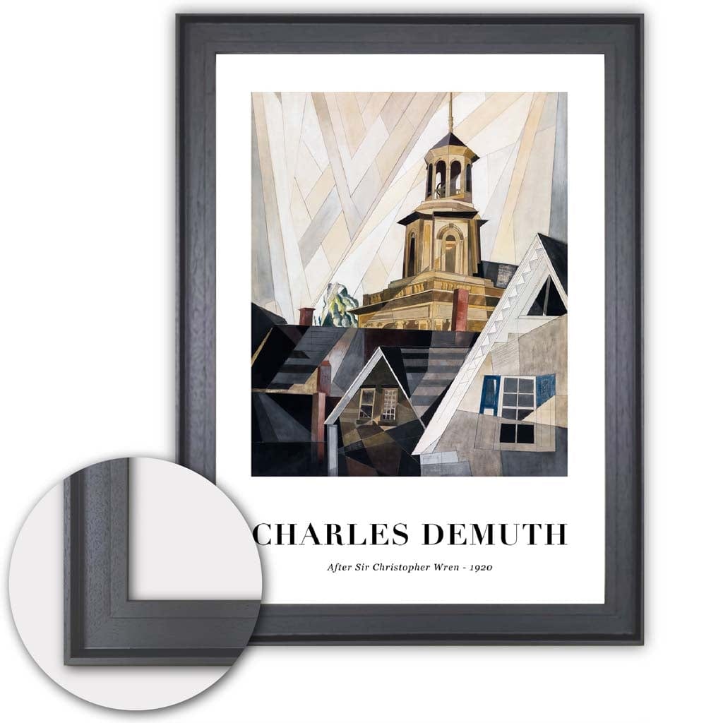 Kunstprint Charles Demuth geïnspireerd door Christopher Wren 4
