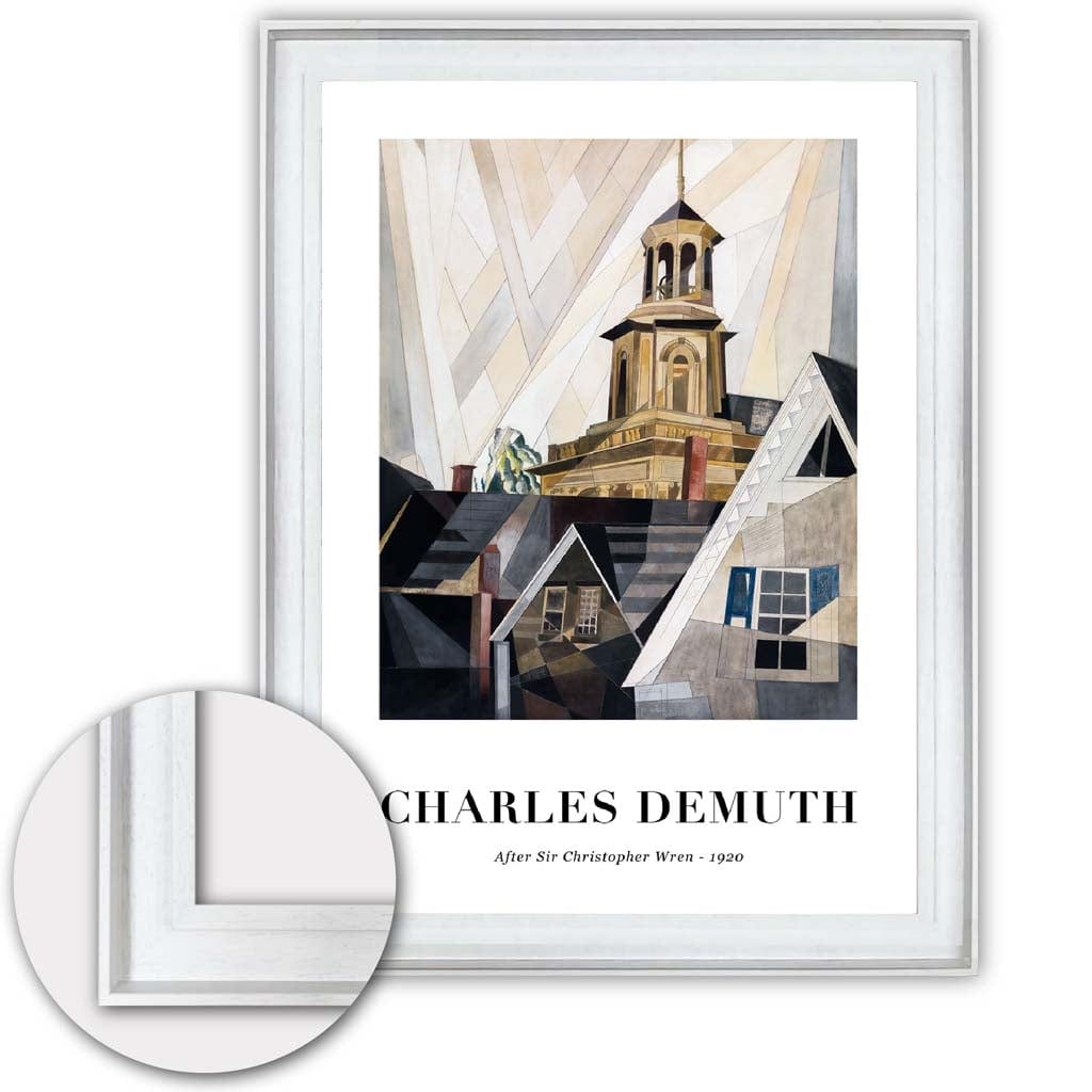 Kunstprint Charles Demuth geïnspireerd door Christopher Wren 7