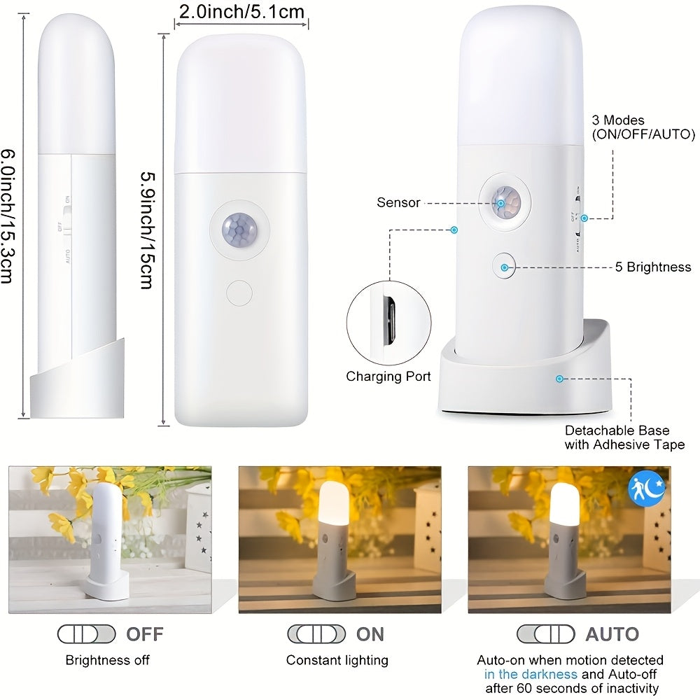 LED Nachtlamp met Bewegingssensor en Instelbare Helderheid 5