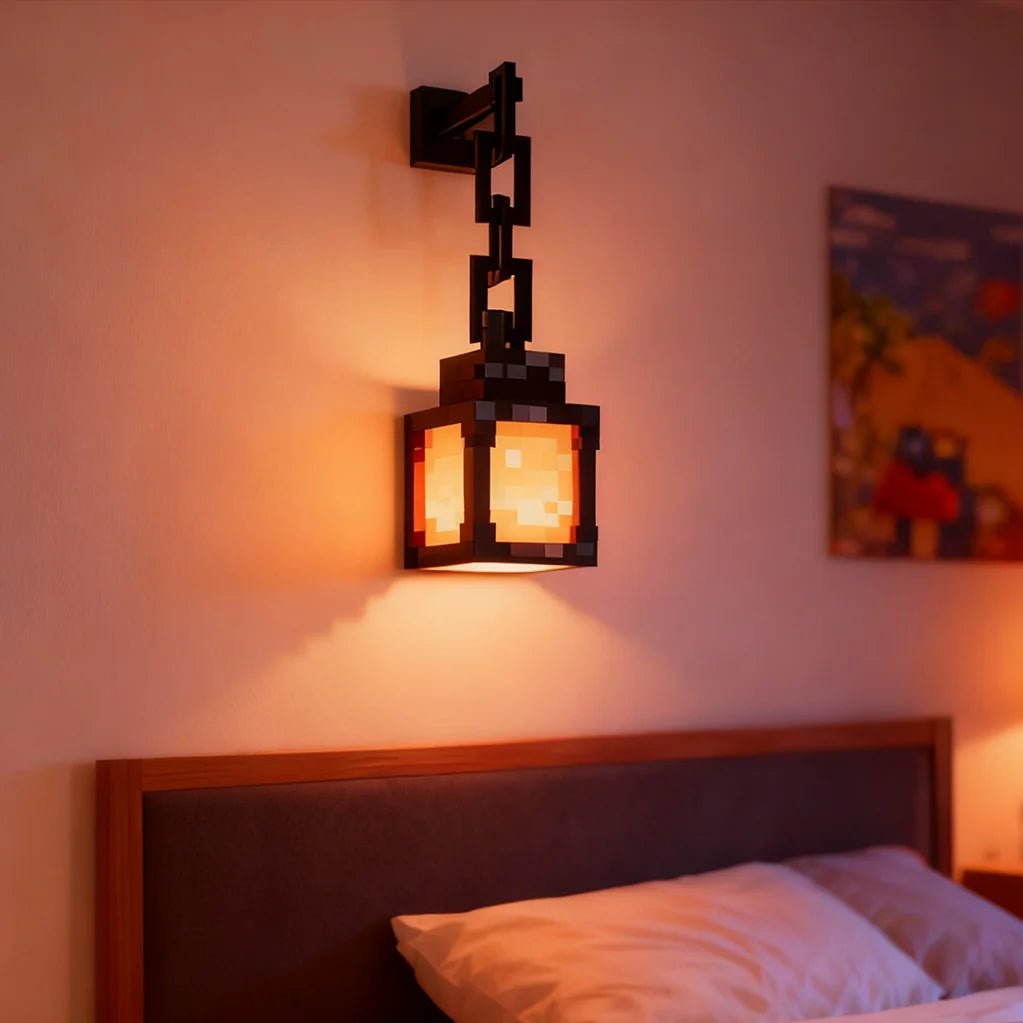 LED Nachtlampje Pixel Design Retro Stijl 3